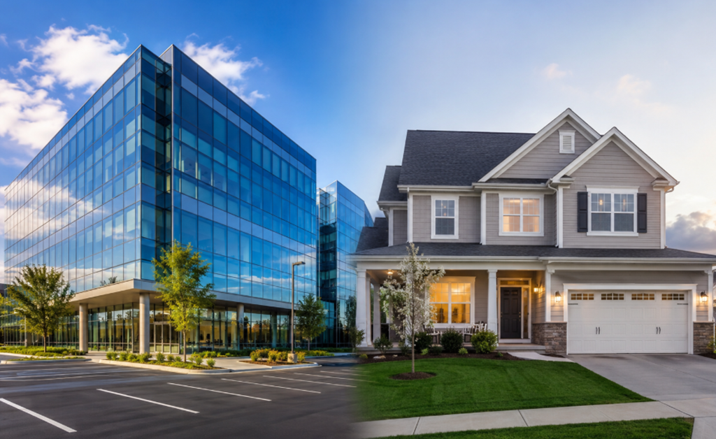 Difference Between Commercial and Residential Property